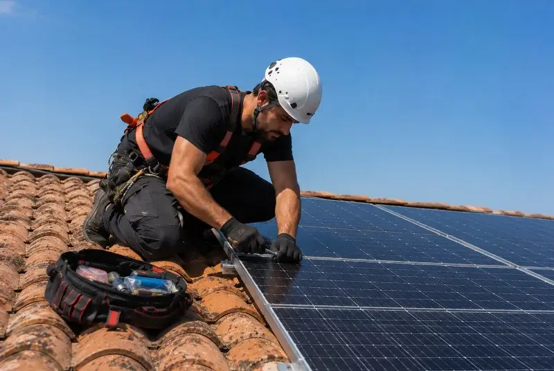 Maintenance et monitoring de panneaux solaires à Bagnères-de-Luchon